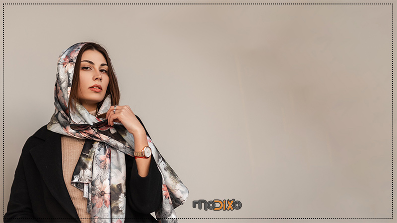 بهترین جنس شال و روسری برای موهای صاف و لخت
