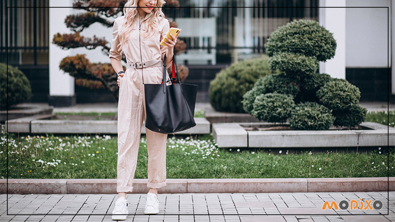 انواع استایل با شلوار پارچه ای