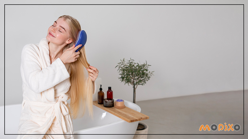 مهم ترین مراقبت های خانم ها بعد از حمام برای موها