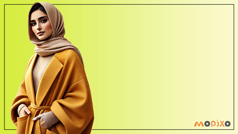 مانتو خردلی با چه شالی ست میشه؟