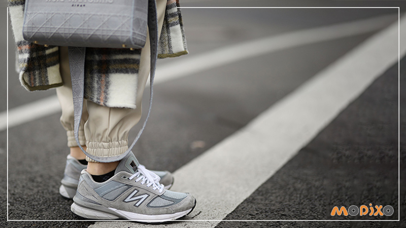 30 استایل مدرن با کتونی نیوبالانس (شلوار لگ و دامن)