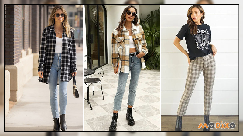 لباس چهارخانه را چطور استایل کنیم