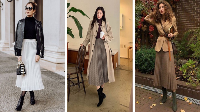 استایل زمستانی با دامن(ترند های داغ امسال)