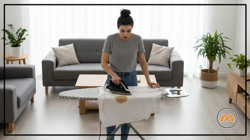 ترفندهای عملی و سریع برای از بین بردن جای اتو روی لباس‌