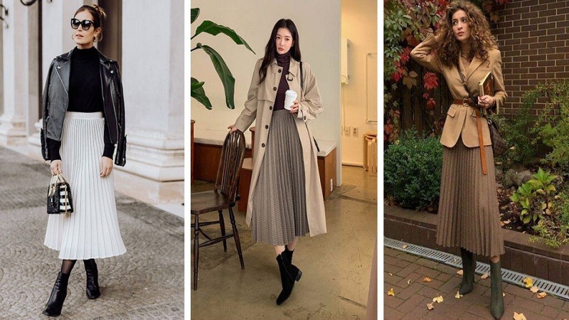 استایل زمستانی با دامن(ترند های داغ امسال)