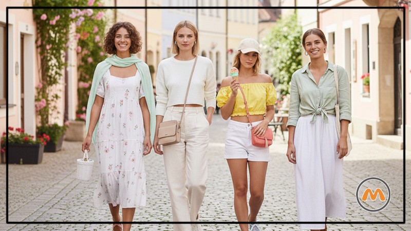 راهنمای ترکیب رنگ سفید با رنگ های دیگر در لباس