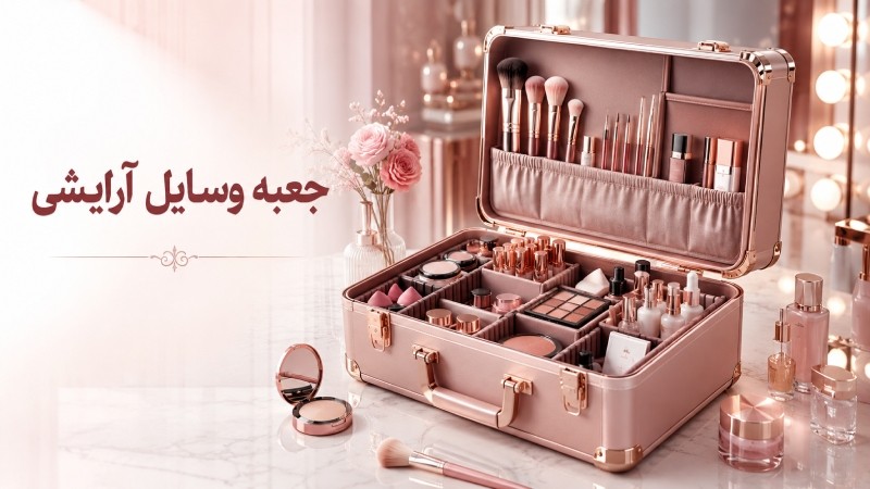 جعبه وسایل آرایشی ( هارد باکس لوازم آرایش )