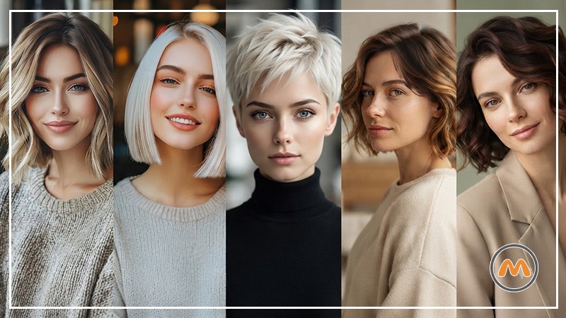 30 مدل کوتاهی مو جدید و ترند ۱۴۰۵ از باب و پیکسی تا استایل‌های خاص