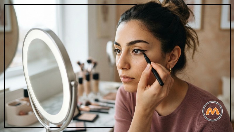 چطور با خط چشم ماژیکی خط چشم بکشیم؟