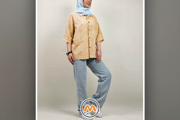 شلوار بگ لینن و شومیز بهاری