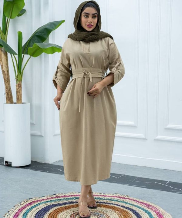 مانتو لنین کمردار بلند