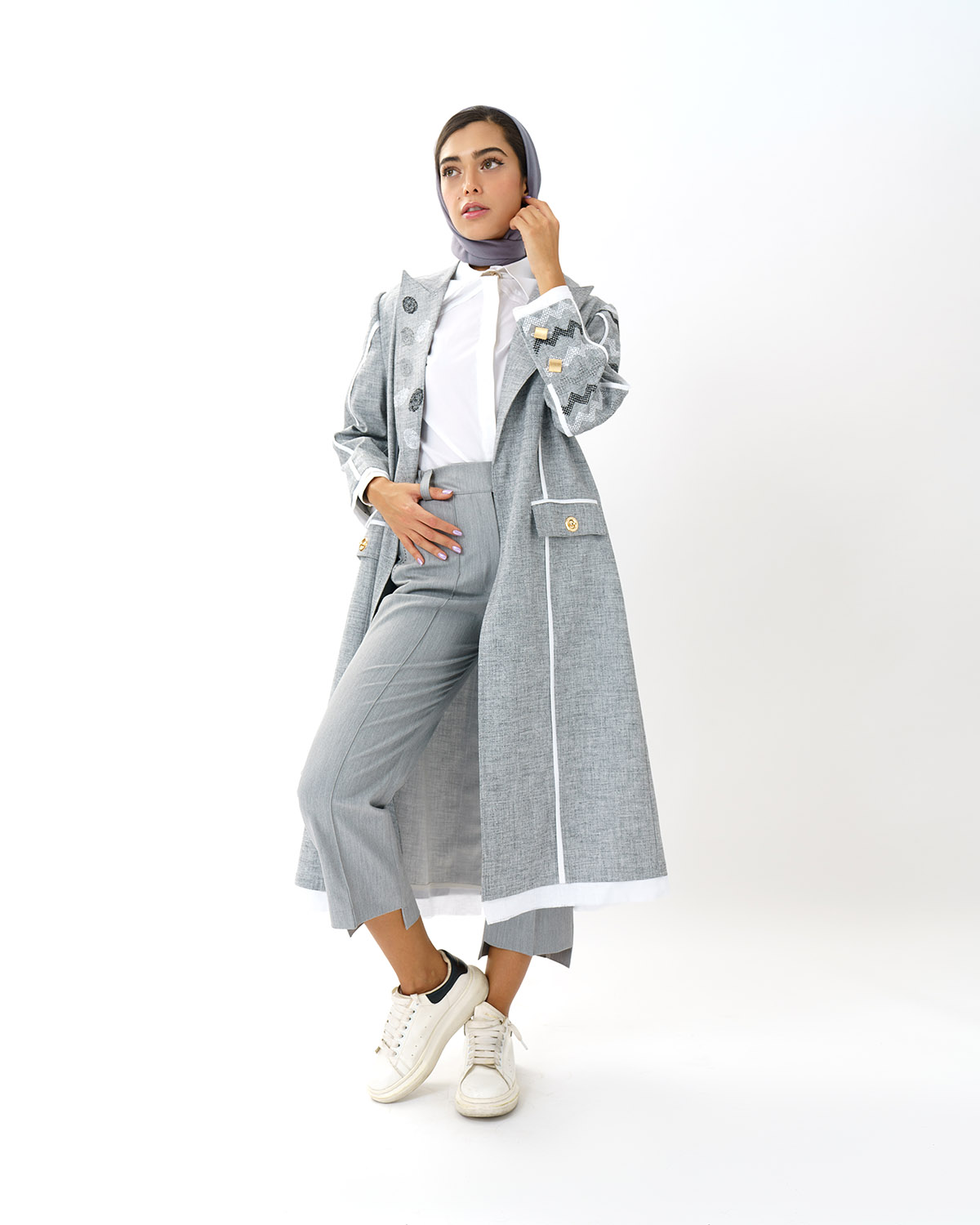 مانتو اورکت تابستانی تکرنگ