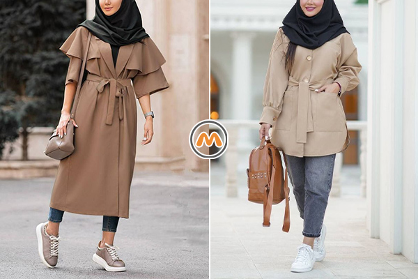 استایل دخترانه دانشجویی با شلوار جین برای پاییز و زمستان