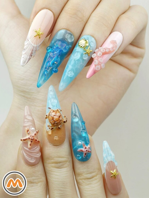 17. 3D OCEAN CREATURES