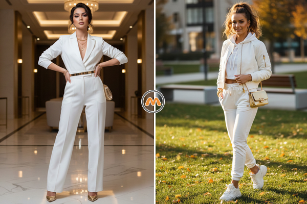 ست سفید و طلایی