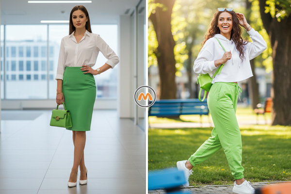 سفید و فسفری استایلی متفاوت و چشم‌گیر