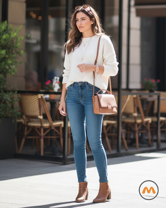 استایل با شلوار جین زنانه برای عید 6