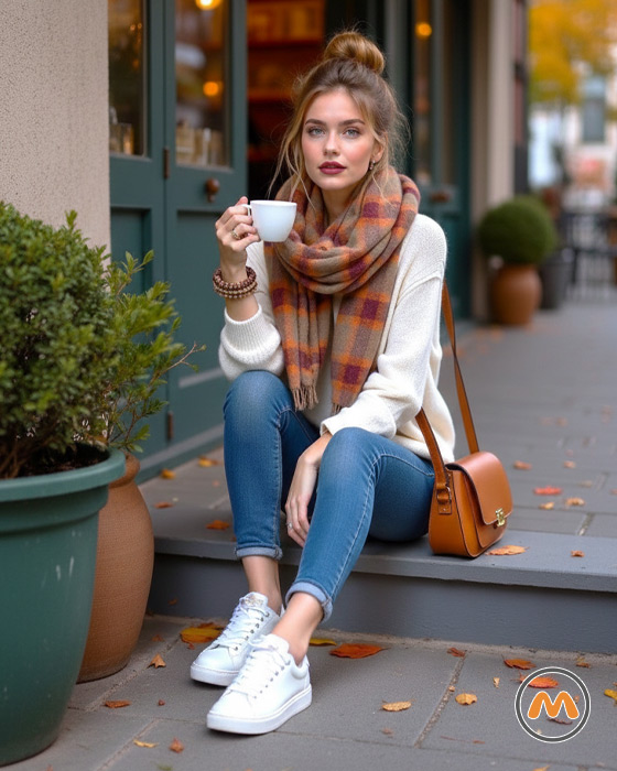 استایل با شلوار جین زنانه برای عید 13