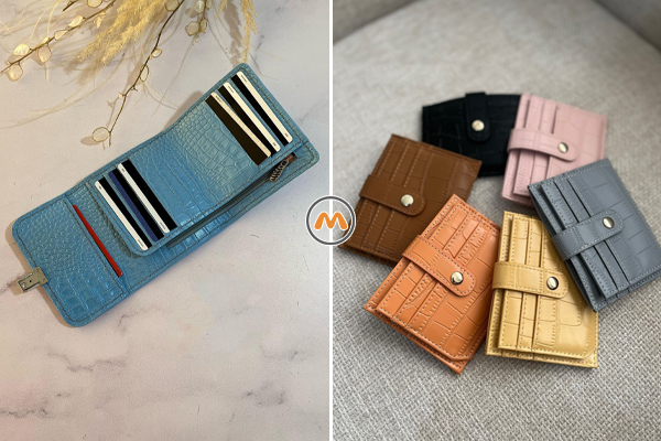 کیف کارت زنانه ساده 