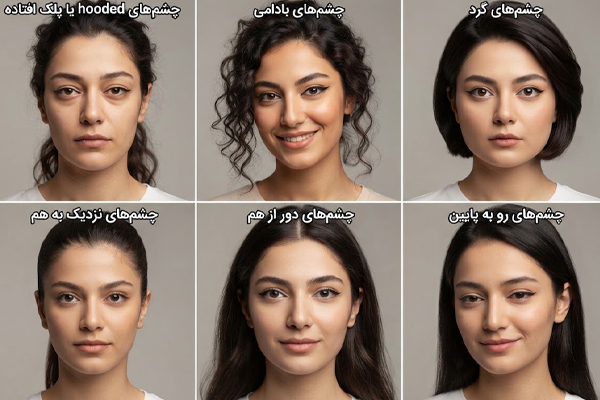 برای هر فرم چشم خط چشم ماژیکی را چطور بکشیم؟